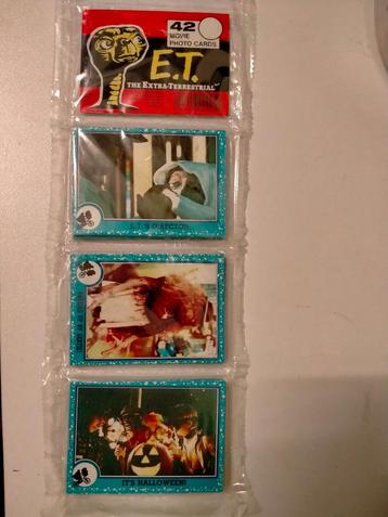 E.T. et alien film movie photo cards set Vintage 1982 set 5 beschikbaar voor biedingen