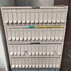 Vintage ladekast met 4x 14 kleine laadjes voor opslag dia`s