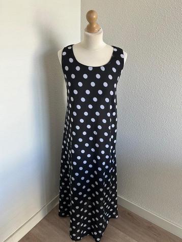 Luomeidisha maat L zwart witte maxi polkadot jurk 2236 beschikbaar voor biedingen