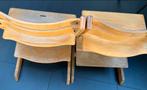 2 houten kinderstoelen - gebruikt, maar prima!, Ophalen of Verzenden, Gebruikt, Meegroeistoel