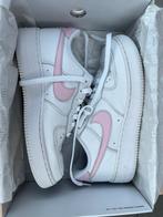 Nike air force 1 low - nike by you - maat 38,5 wit roze, Ophalen of Verzenden, Zo goed als nieuw, Wit, Sneakers of Gympen