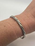 B700 Prachtige zilveren modernist armband A*D, Sieraden, Tassen en Uiterlijk, Antieke sieraden, Ophalen of Verzenden, Zilver, Armband