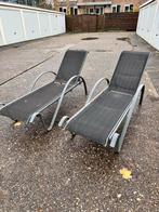 Aluminium lichtgewicht weerbestendige ligstoelen, Tuin en Terras, Ophalen of Verzenden, Aluminium
