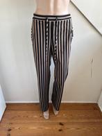 Penn & Ink travelstof broek maat S bruin zwart gestreept, Kleding | Dames, Broeken en Pantalons, Penn & Ink, Zwart, Ophalen of Verzenden