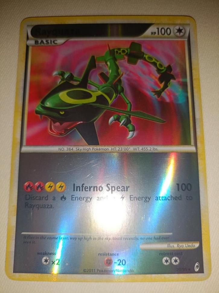 Rayquaza [Reverse Holo] #20 Pokemon Call of Legends, Hobby en Vrije tijd, Verzamelkaartspellen | Pokémon, Zo goed als nieuw, Losse kaart