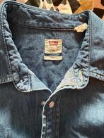 Levi’s herenblouse maat M, Ophalen of Verzenden, Zo goed als nieuw, Blauw, Halswijdte 41/42 (L)