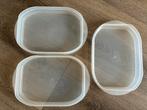 Tupperware stapel-drie vleeswaren bakjes, Huis en Inrichting, Keuken | Tupperware, Ophalen of Verzenden, Zo goed als nieuw, Groen