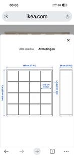 Ikea Kallax Kast  eiken effect, Ophalen, 100 tot 150 cm, Nieuw, Nvt