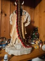 Uniek handgemaakt beeld Indiaan, Ophalen of Verzenden, Zo goed als nieuw, Mens