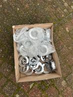 42 Chromen inbouwspots, Ophalen, Zo goed als nieuw, Metaal of Aluminium