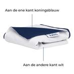 Kalm kantoenen hoes voor eenpersoons verzwaringsdeken, Huis en Inrichting, Slaapkamer | Beddengoed, Eenpersoons, Blauw, Nieuw