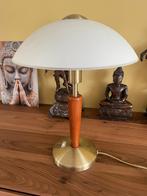 Schemerlamp, tafellamp, glazen kap, Ophalen, Zo goed als nieuw, Glas, Minder dan 50 cm