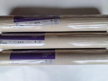 2 rollen STRUCTUUR BEHANG licht bruin/ beige - BN 46207