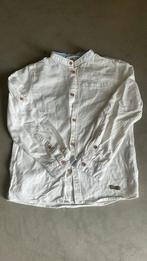 Wit blouse maat 128, Ophalen, Zo goed als nieuw, Jongen, Overhemd of Blouse