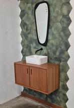 Mid-Century badkamer meubel, Huis en Inrichting, Badkamer | Badkamermeubels, Tayko Trade, 100 tot 150 cm, Ophalen of Verzenden