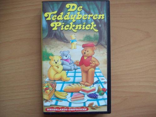 De Teddyberen Picknick (Nederlands gesproken) VHS, Cd's en Dvd's, VHS | Kinderen en Jeugd, Zo goed als nieuw, Tekenfilms en Animatie