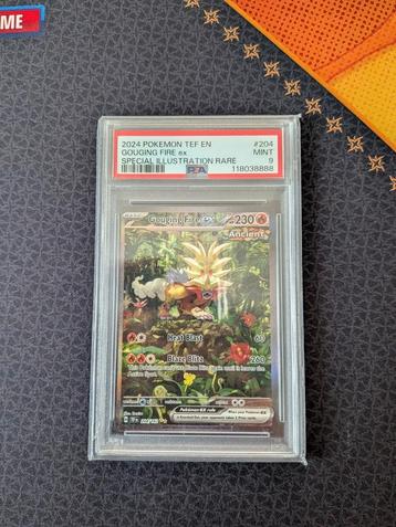 Gouging Fire EX Full Art #204 Pokemon Temporal Forces PSA 9 beschikbaar voor biedingen