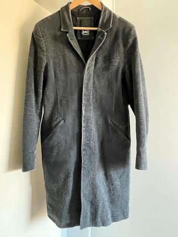 【DENHAM】Grijze herenjas met Italiaanse Candiani denim stof beschikbaar voor biedingen