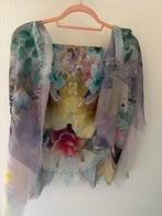 Esprit Sjaal - Bloemen & Vlinders, Kleding | Dames, Hoeden en Petten, Ophalen of Verzenden, Zo goed als nieuw, One size fits all