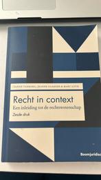 Jeanne Gaakeer - Recht in context, Boeken, Ophalen of Verzenden, Zo goed als nieuw, Jeanne Gaakeer; Marc Loth; Sanne Taekema