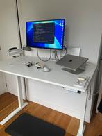 Fully Jarvis 140x80cm Sit-Stand desk, Huis en Inrichting, Bureaus, Ophalen, Zo goed als nieuw
