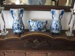 kaststel 3 delig blauw wit, Ophalen of Verzenden