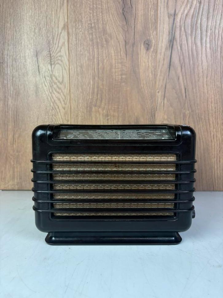 Philips 209U Bakeliet Buizenradio - Nette staat, Antiek en Kunst, Antiek | Tv's en Audio, Ophalen