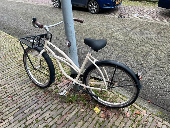 Leuke transportfiets, Fietsen en Brommers, Fietsen | Dames | Damesfietsen, Gebruikt, Overige merken, (Extra) lage instap, 53 tot 56 cm