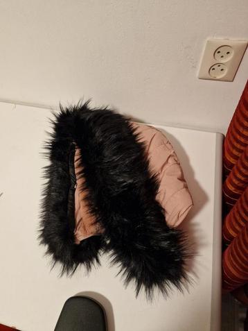 Oudroze Winterjas Maat L beschikbaar voor biedingen