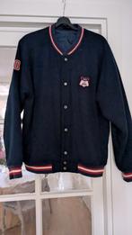 Vintage Adidas Varsity Jas - Blauw, Blauw, Overige maten, Ophalen of Verzenden, Adidas