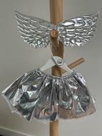 Zilveren Engelenrokje met Vleugels, Kinderen en Baby's, Carnavalskleding en Verkleedspullen, Ophalen of Verzenden, Zo goed als nieuw