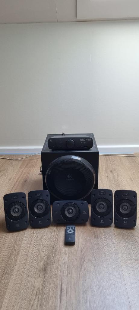 Logitech Z906 5.1 Surround Set – Krachtig geluid & super bas, Audio, Tv en Foto, Home Cinema-sets, Gebruikt, Overige spelers, 5.1-systeem