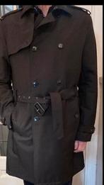 NIEUWE ZARA men Trenchcoat diepzwart in maat 52/54, Nieuw, Ophalen of Verzenden