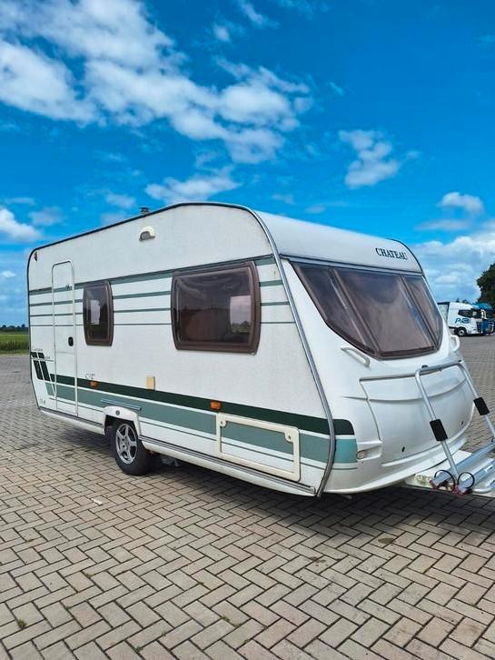 Chateau Calista 430, Voortent, Mover, Bovag 2025, Caravans en Kamperen, Caravans, Particulier, tot en met 4, 750 - 1000 kg, Treinzit