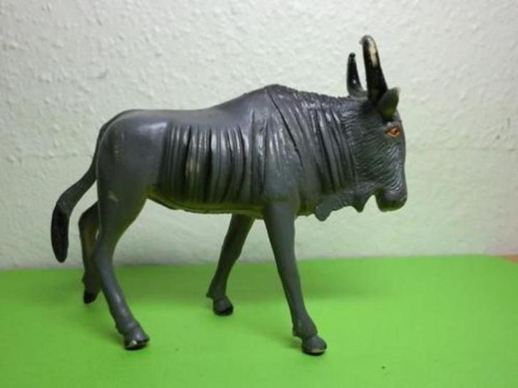 Gnoe dierfiguur T.M. (1998) 13,5 cm, Verzamelen, Dierenverzamelingen, Gebruikt, Beeldje of Figuurtje, Wild dier, Verzenden