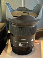 Sigma 24mm f/1.4 DG HSM ART - CANON EF, Ophalen of Verzenden, Zo goed als nieuw, Groothoeklens
