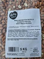 Duvo+ Gepelde pinda's 5KG, Dieren en Toebehoren, Ophalen, Nieuw, Eten en Drinken