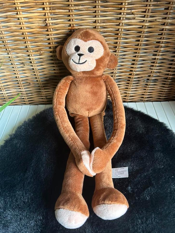 Hema aap aapje knuffel knuffeltje knuffels met magneetjes, Kinderen en Baby's, Speelgoed | Knuffels en Pluche, Zo goed als nieuw
