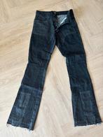 Spijkerbroek heren model flared donkergrijs/zwart maat 28, Ophalen of Verzenden, Nieuw, Zwart, Overige jeansmaten