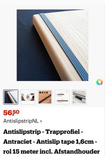 Antislipstrip - trapprofiel - antislip tape (nieuw) beschikbaar voor biedingen