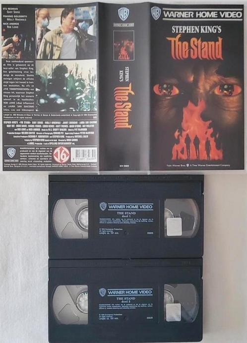 Stephen King The Stand Dubbelbox VHS Horror, Cd's en Dvd's, VHS | Film, Zo goed als nieuw, Horror, Vanaf 16 jaar, Ophalen of Verzenden