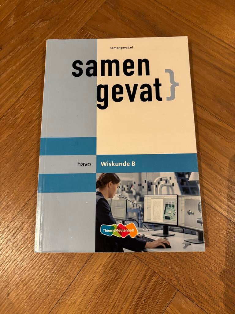 Samengevat Wiskunde B HAVO, Boeken, Ophalen of Verzenden, Zo goed als nieuw, HAVO, Wiskunde B