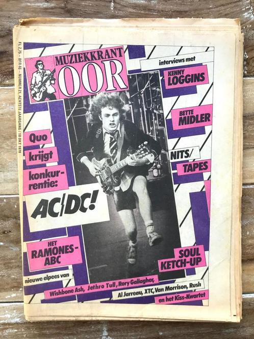 Muziekkrant OOR 1978 ACDC Sam Cooke THE NITS The Charms RUSH, Boeken, Tijdschriften en Kranten, Muziek, Film of Tv, Ophalen of Verzenden