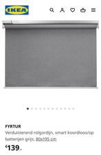 Rolgordijn verduisterend fyrtur IKEA, 50 tot 100 cm, Grijs, 150 tot 200 cm, Ophalen of Verzenden