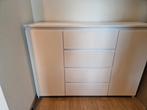 Witte Dresdoir kast, Ophalen, 100 tot 150 cm, Zo goed als nieuw, 25 tot 50 cm