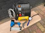 Compressor met toebehoren, Doe-het-zelf en Verbouw, Ophalen, Gebruikt, Minder dan 200 liter/min, Minder dan 25 liter