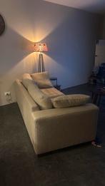 Beige bank, Huis en Inrichting, Ophalen, Gebruikt, Driepersoons, 75 tot 100 cm