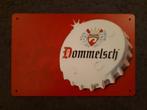 Dommelsch 20x30 cm Reclamebord, Verzamelen, Verzenden, Nieuw, Reclamebord, Plaat of Schild, Overige merken