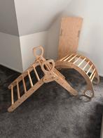 Juupl 3-delige houten klimset: boog, rek, plank, Ophalen, Zo goed als nieuw