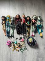 monsterhigh poppen en vele spullen erbij, Ophalen of Verzenden, Zo goed als nieuw, Babypop
